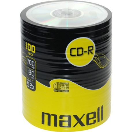 CD-R Maxell 52x 700MB/80M SH, 100 Pack