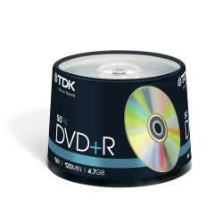 DVD+R TDK 4.7GB|120min 16x pack 50 .