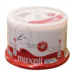 DVD-R Maxell 4.7GB 16x Printable pack 50