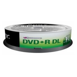 DVD+R Sony 8,5GB Double Layer 8x Pack 10