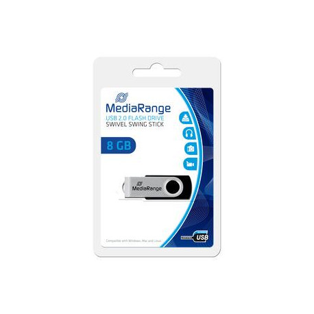 MediaRange USB Flash Drive, 8GB