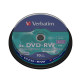 Verbatim DVD-RW SERL 4.7GB 4X MATT SILVER SURFACE Cake 10