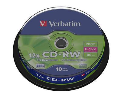 5 Philips Logo 12x CD-RW CDRW ReWritable Blank Disc Media Slim Jewel Case