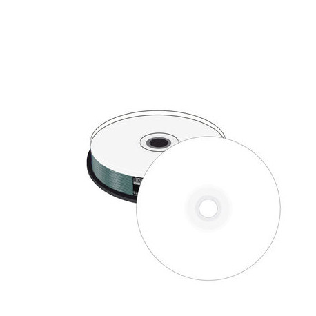 Mini CD-R 200MB 22min 24x speed, inkjet fullsurface printable, Cake 10