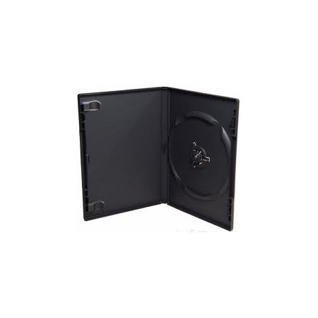 14mm Caja DVD para 1 DVD negro MediaRange