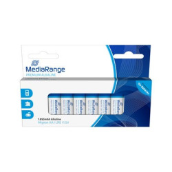 MediaRange Premium Alkaline Batteries, Mignon AA|LR6|1.5V, Pack 10