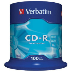 Verbatim CD-R 700MB 52X EXTRA PROTECTION SURFACE Cake 100