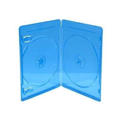 Caixa BluRay para 2 Disco 11mm Azul MediaRange
